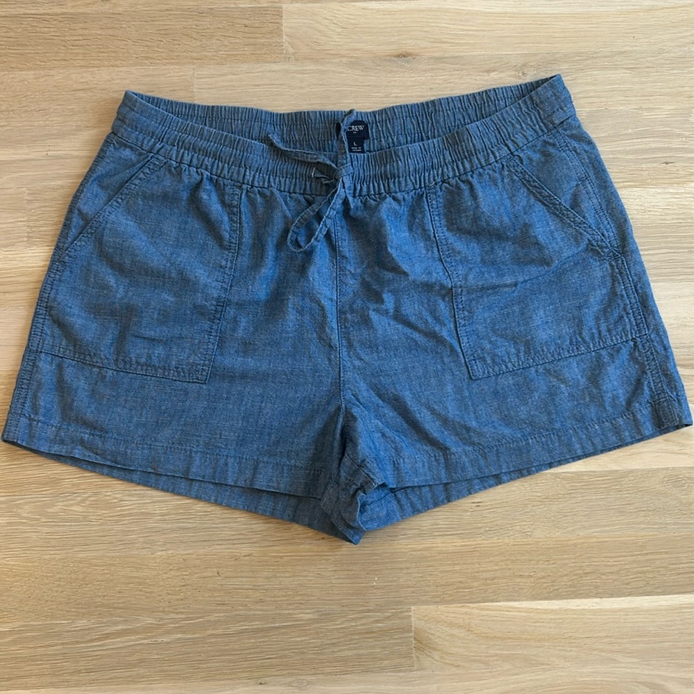 JCrew Denim linen shorts - Large